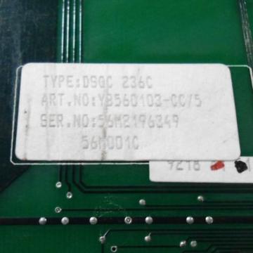 ABB ROBOTICS DRIVE CONTROL BOARD DSQC 236C YB560103-CC/5