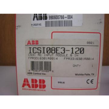 New ABB Procontic CS 31 ICSI08E3 I/O Remote Unit 24VDC ICSI08E3-120