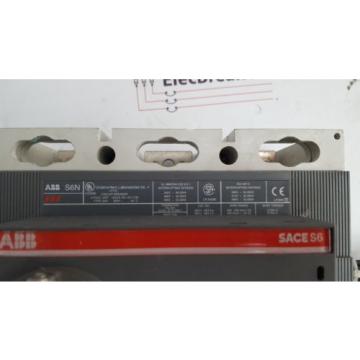 ABB SACE S6N 800AMPS 600V 3 POLE CIRCUIT BREAKER