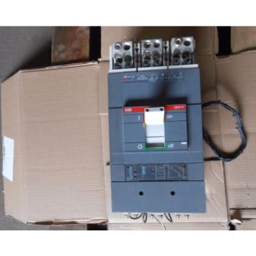 ABB S7H1000BK0AS8 1000A 3P 600V Circuit Breaker w/ Aux and 24V Shunt Thrip