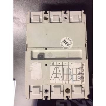 ABB 100A SACE TMAX Breaker 3 phase