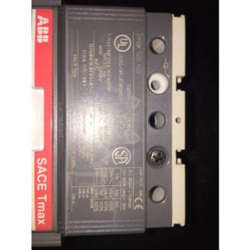 ABB 100A SACE TMAX Breaker 3 phase