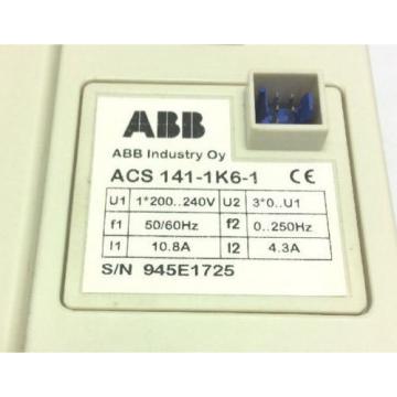 ABB     ACS 141-1K6-1      MODULE      60 DAY WARRANTY!