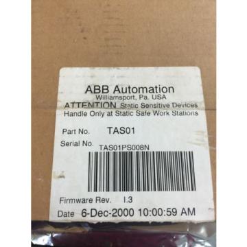 NEW IN BOX  ABB ETSI TURBINE AUTOSYNCHRONIZATION SLAVE MODULE TAS01 BAILEY