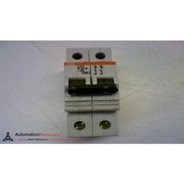 ABB S272K20A CIRCUIT BREAKER 277 TO 480 VAC 20 AMP 2 POLE #149681