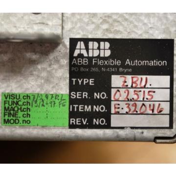 ABB E-32046 Barrier Zener Diode Type ZBU