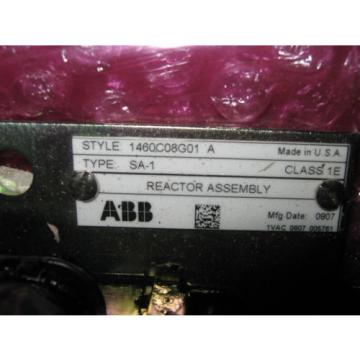 ABB Generator Reactor Assembly, 1460C08G01, TypeSA-1, New