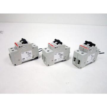 3x ABB S202U K10A HIGH PERFORMANCE CIRCUIT BREAKER 240VAC - PLASTIC CRACKED 2