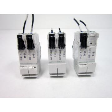 3x ABB S202U K10A HIGH PERFORMANCE CIRCUIT BREAKER 240VAC - PLASTIC CRACKED 2