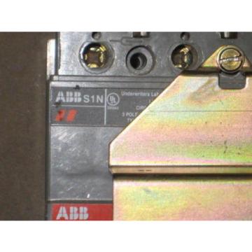 ABB S1N SACE S1 Circuit Breaker 3 Pole 277/480VAC 70Amp