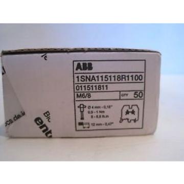 50 NEW ABB 1SNA115118R1100 TERMINAL BLOCKS