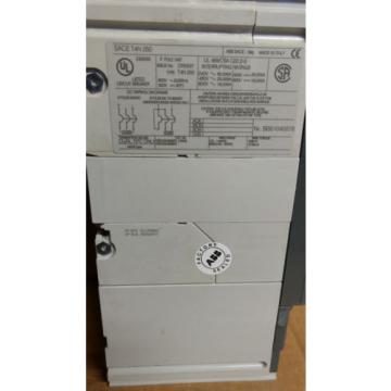 1 NEW ABB SACE Tmax T4N 250 3-POLE CIRCUIT BREAKER