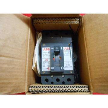 ABB ESB43070L AERSE4 CIRCUIT BREAKER 70 amp shunt aux