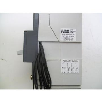 ABB T1N TMAX 4Pole 100A 480-600Y/347V Circuit Breaker W/Aux Switch NR:AG08030918