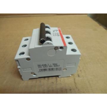 ABB BREAKER S 203 K 40 A 40A A AMP 3 POLE 440Vac S203K40A