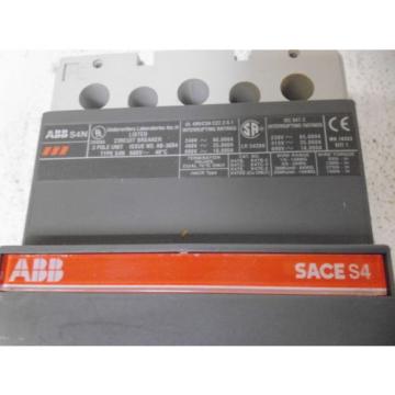 ABB SACE ISOMAX S4 N 250 CIRCUIT BREAKER *NEW IN BOX*