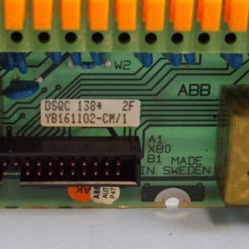 ABB TERMINAL BOARD, DSQC 138 YB161102-CM/1