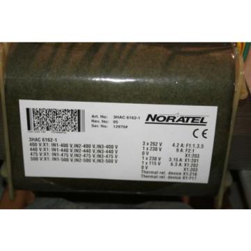 ABB / Noratel 3HAC 6162-1 Three Phase Transformer / ABB IRB 1400 Robot