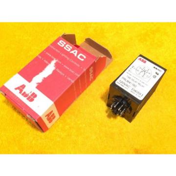 ***NEW*** ABB SSAC PRLM41180 SOLID STATE TIME DELAY 0405B  120 VAC