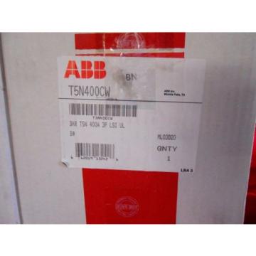 New In Box ABB T5N400CW T5 CIRCUIT BREAKERS 1SDA058153R1 tmax lsi t5n400bw tw