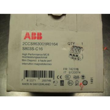 ABB S803S-C16 -  2CCS863001R0164 new in box