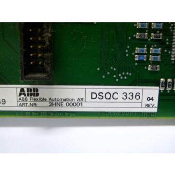 ABB 3HNE00001 Ethernet Board, Rev 04, DSQC336 *NICE USED PULL*