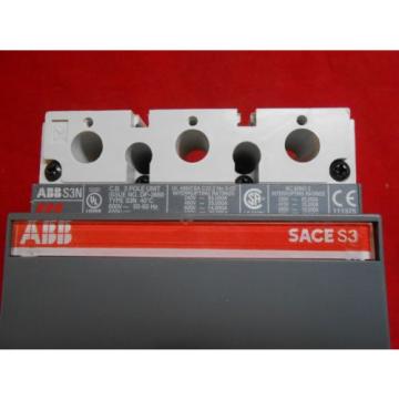 NEW IN BOX ABB  S3N015TW  SACE ISOMAX S3 CIRCUIT BREAKER 15AMP; 1SDA037329R1