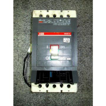 (V43) 1 USED ABB SACES5 S5H CIRCUIT BREAKER 400A 3 600V