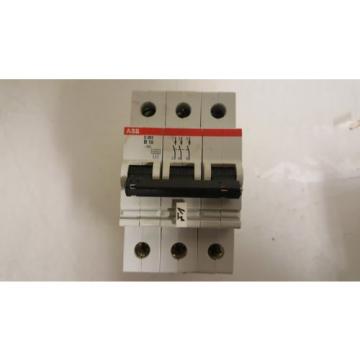 ABB 16A Circuit Breaker, # S263 / S263-B16, 3 Pole, Used, WARRANTY