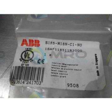 ABB SIF5-M18N-C1-NO PROXIMITY SENSOR *NEW IN BOX*