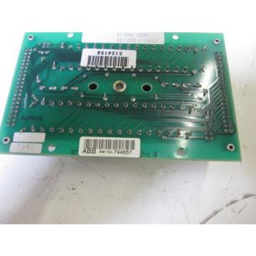 ABB TERMINAL BLOCK  58172855 TERMINAL BLOCK BOARD  *USED*