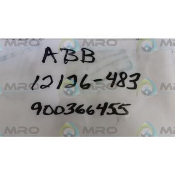 LOT OF 3 ABB 12126-483 FITTING POUT *USED*
