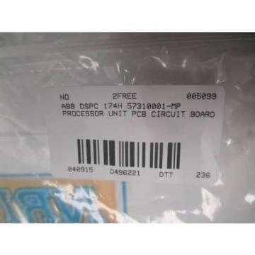 NEW ABB DSPC 172H 57310001-MP PROCESSOR UNIT PCB CIRCUIT BOARD D496221