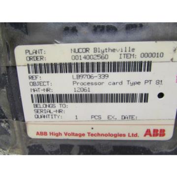 ABB PROCONTROL P13 PROGRAMABLE COMPACT CONTROLLER PT8153B-E NIB! MAKE OFFER!