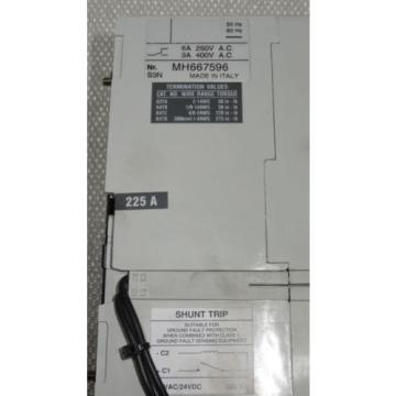 ABB Sace S3B 225A 3-Pole 240VAC/500VDC MH667596 Circuit Breaker