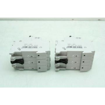 2 ABB S273-K10A Three Pole Industrial Circuit Breakers 10A