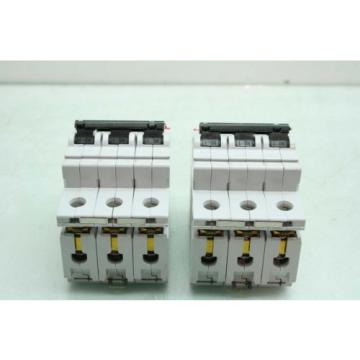 2 ABB S273-K10A Three Pole Industrial Circuit Breakers 10A