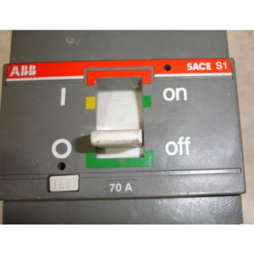 ABB S1N Circuit Breaker 70  Amp Sace S1 240 480 414 500 volt AC Ships Today