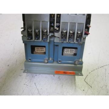 LOT OF 2 ABB EFLG 30-3P DRIVE CONTACTOR 110/127V (AS PICTURED) *USED*