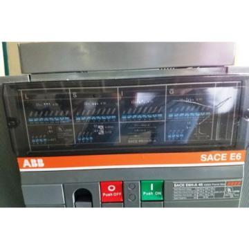 ABB SACE EMAX E6 4000 AMP E6H-A 40 PR111/P-A CIRCUIT BREAKER