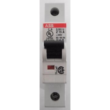 ABB S201U-Z15 Circuit Breaker 15A 1P 240V