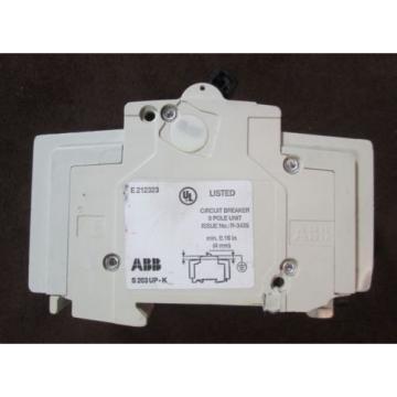 ABB S203UPK8A 8A 3PDT Circuit Breaker  DIN Rail S203 UP K8A