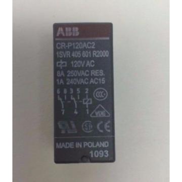 ABB 1SVR405601R2000 / CR-P120AC2   PLUGGABLE INTERFACE RELAYS qty 1