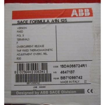 ABB NEW IN BOX A1N030TW 1SDA066724R1 30 amp 3 pole