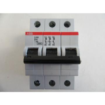 ABB S 203-D6 3-POLE CIRCUIT BREAKER ( GERMANY ) MARINE BOAT