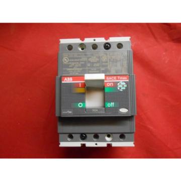 ABB New In Box T2H030TW 1SDA053919R1 30 amp 3 pole tmax