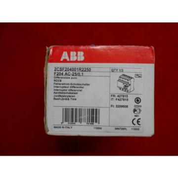 ABB  Residual Current Device F204 AC-25/0.01 2CSF204001R2250