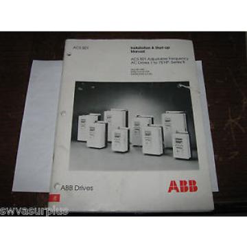 ABB Drives ACS 501-04D Installation &amp; Start Up Manual, Used