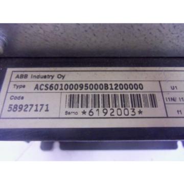 ABB ACS60100095000B1200000 *USED*