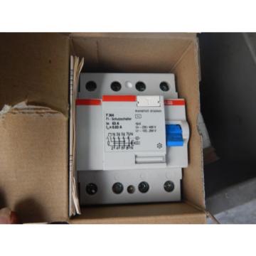 ABB CIRCUIT BREAKER  PN:  F364-63/0,03   NIB